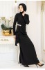 Pınar Şems Boncuka Elbise Siyah 